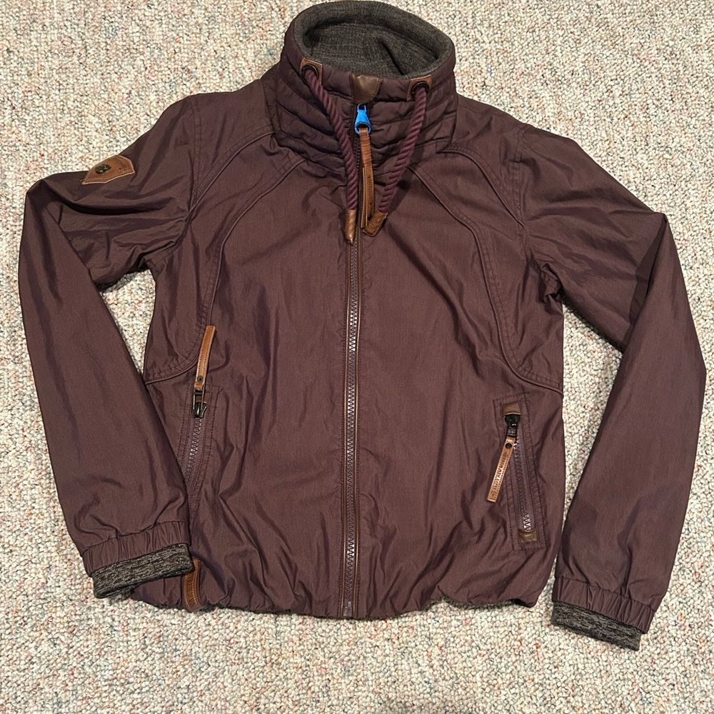 Naketano Women’s Dark Purple Windbreaker Jacket